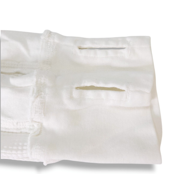 EUC Free People Oversized Microphone Drop Thermal XS 0-2 Ivory Slouchy Lagenlook - Picture 5 of 13